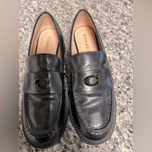 Ladies Coach Leah Lug Sole Loafer